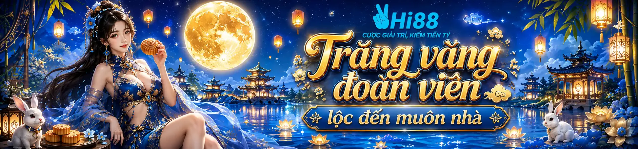 Banner trăng vàng đoàn viên hi88